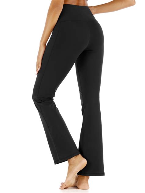 high waisted yoga pants bootcut|bootcut yoga pants with pockets.